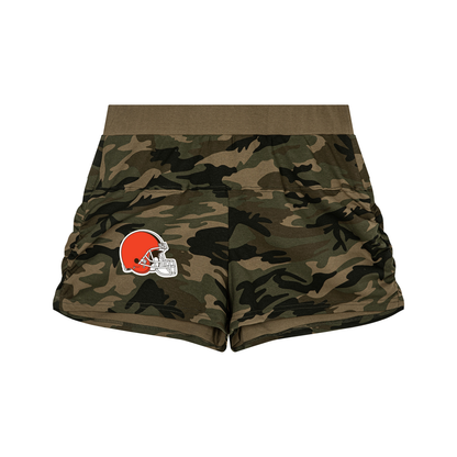 Women's Slim Camo Shorts - Browns