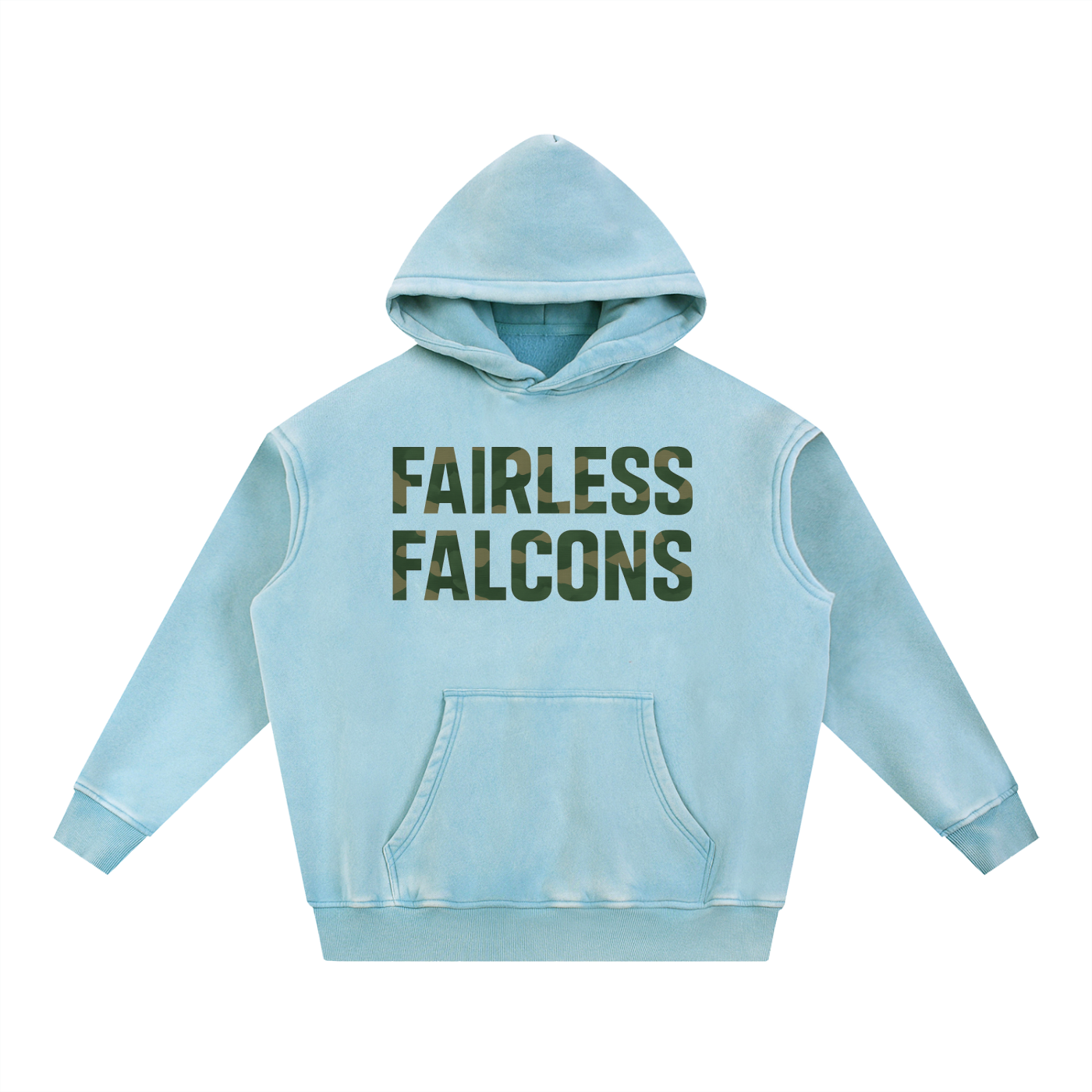 Snow Wash Fleece Oversize Hoodie