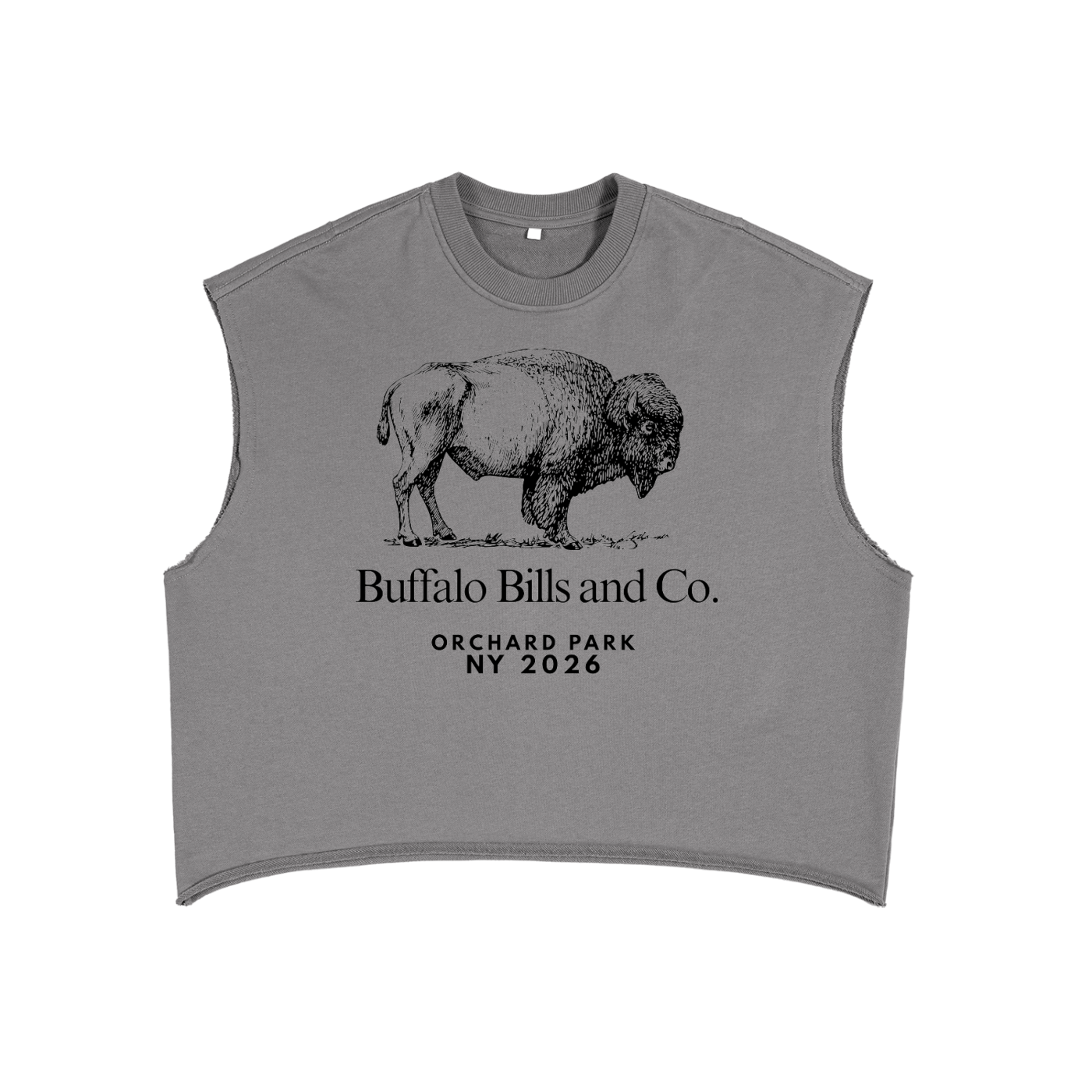 French Terry Boxy Tank Top