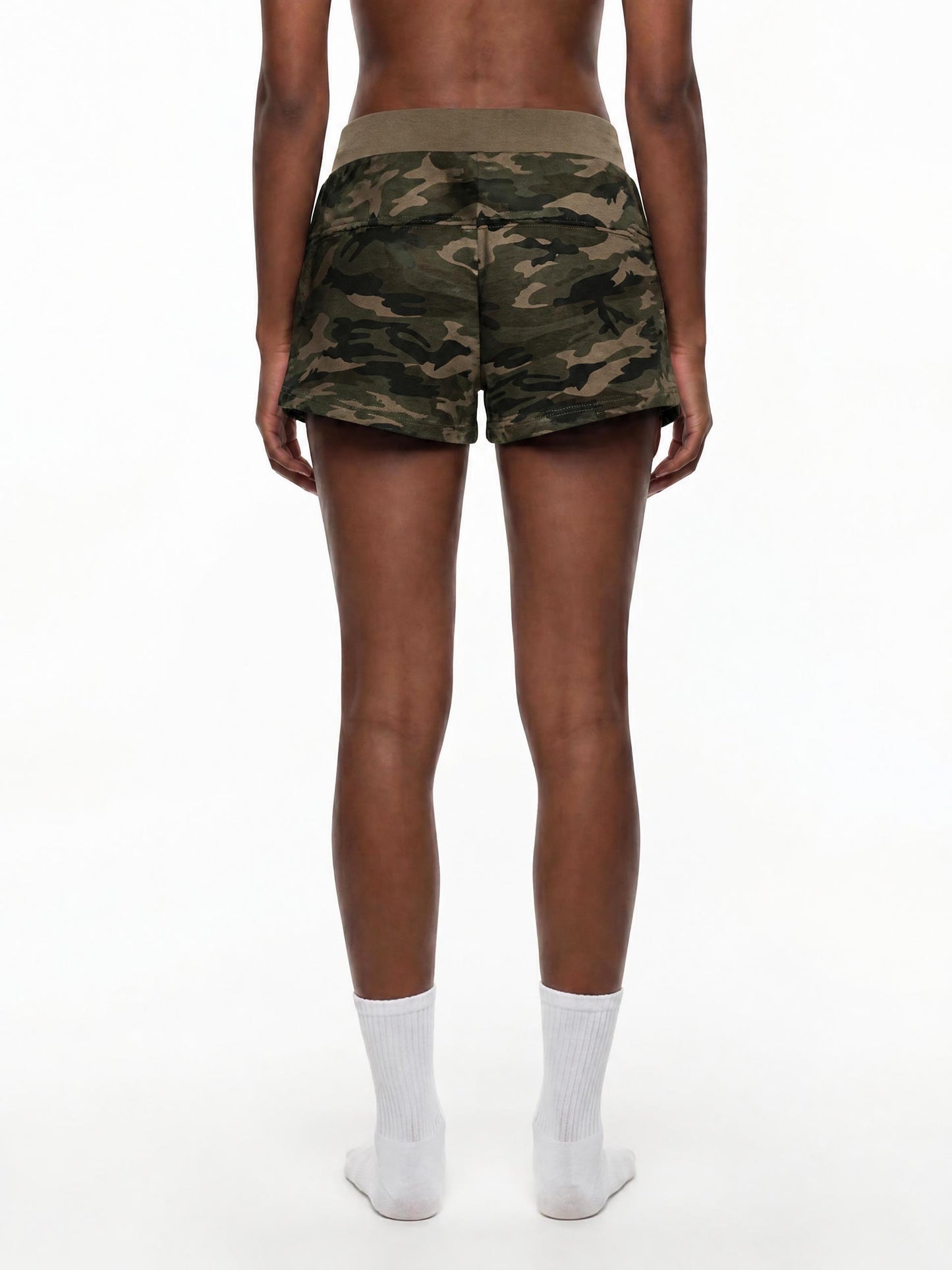 Women's Slim Camo Shorts - Browns